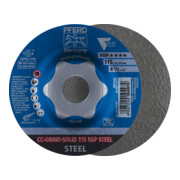 PFERD TOOLS CC-GRIND SOLID Schleifscheibe 115x22,23 mm COARSE Speziallinie SGP STEEL für Stahl