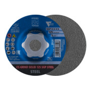 PFERD TOOLS CC-GRIND SOLID Schleifscheibe 125x22,23 mm COARSE Speziallinie SGP STEEL für Stahl