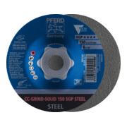 PFERD TOOLS CC-GRIND SOLID Schleifscheibe 150x22,23 mm COARSE Speziallinie SGP STEEL für Stahl