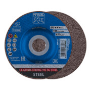 PFERD TOOLS CC-GRIND STRONG Schleifscheibe 115x22,23 mm COARSE Leistungslinie SG STEEL für Stahl