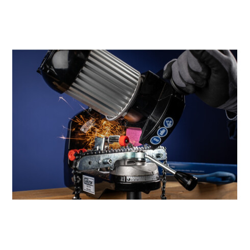 PFERD TOOLS CHAIN SHARP Schleifscheibe CS-G Ø145x3,2 mm Bohrung-Ø 22,2 mm A60 zum Schärfen von Sägeketten