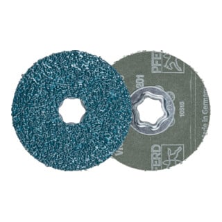 PFERD TOOLS COMBICLICK Fiberscheibe Ø 100mm VICTOGRAIN 36 Höchstleistung auf Stahl