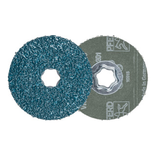 PFERD TOOLS COMBICLICK Fiberscheibe Ø 100mm VICTOGRAIN 36 Höchstleistung auf Stahl
