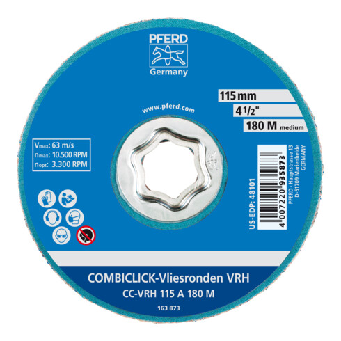 PFERD COMBICLICK Vliesronde CC-VRH