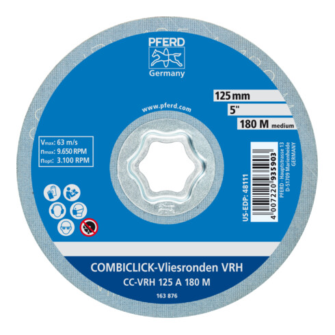 PFERD COMBICLICK Vliesronde CC-VRH