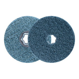 PFERD TOOLS COMBICLICK harte Vliesronde CC Ø 115 mm A240F für Feinschliff und Finish mit Winkelschleifer