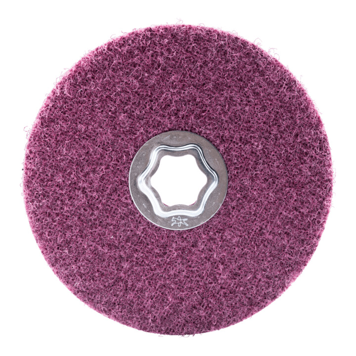 PFERD TOOLS COMBICLICK harte Vliesronde CC Ø 125 mm A180M für Feinschliff und Finish mit Winkelschleifer (2)