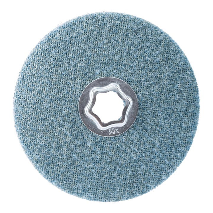 PFERD TOOLS COMBICLICK harte Vliesronde CC Ø 125 mm A240F für Feinschliff und Finish mit Winkelschleifer (2)