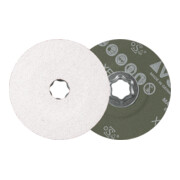 PFERD TOOLS COMBICLICK Keramikkorn Fiberscheibe Ø 115 mm CO-ALU80 für weiche NE Metalle