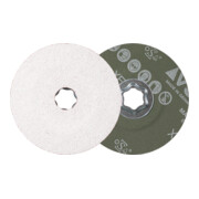 PFERD TOOLS COMBICLICK Keramikkorn Fiberscheibe Ø 115 mm CO-ALU80 für weiche NE Metalle