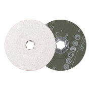 PFERD TOOLS COMBICLICK Keramikkorn Fiberscheibe Ø 125 mm CO-ALU60 für weiche NE Metalle