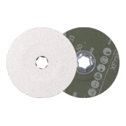 PFERD TOOLS COMBICLICK Keramikkorn Fiberscheibe Ø 125 mm CO-ALU60 für weiche NE Metalle