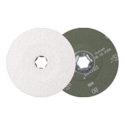 PFERD TOOLS COMBICLICK Keramikkorn Fiberscheibe Ø 125 mm CO-ALU80 für weiche NE Metalle