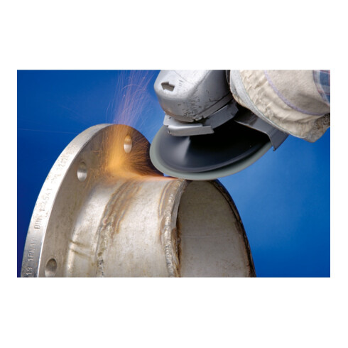 PFERD TOOLS COMBICLICK Keramikkorn Fiberscheibe Ø 125 mm CO60 für hohen Abtrag auf Stahl