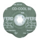 PFERD TOOLS COMBICLICK Keramikkorn Fiberscheibe Ø125mm CO-COOL80 CONTOUR für Konturen-4