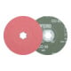 PFERD TOOLS COMBICLICK Keramikkorn Fiberscheibe Ø 125 mm CO80 für hohen Abtrag auf Stahl