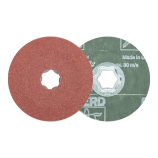 PFERD TOOLS COMBICLICK Korund Fiberscheibe A50 für universelle Anwendungen