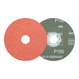 PFERD TOOLS COMBICLICK Korund Fiberscheibe A-COOL60 für Edelstahl