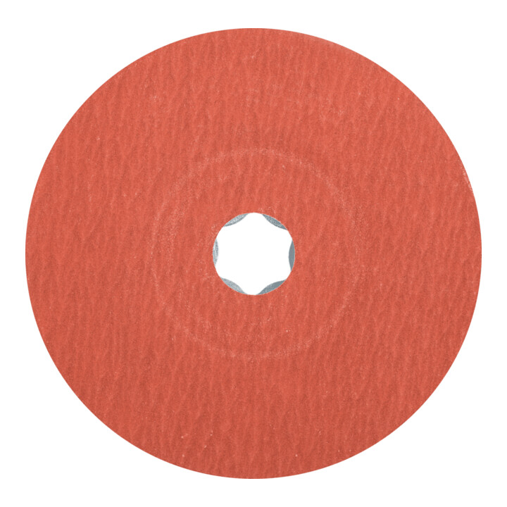 PFERD TOOLS COMBICLICK Korund Fiberscheibe Ø 125 mm A-COOL220 für Edelstahl