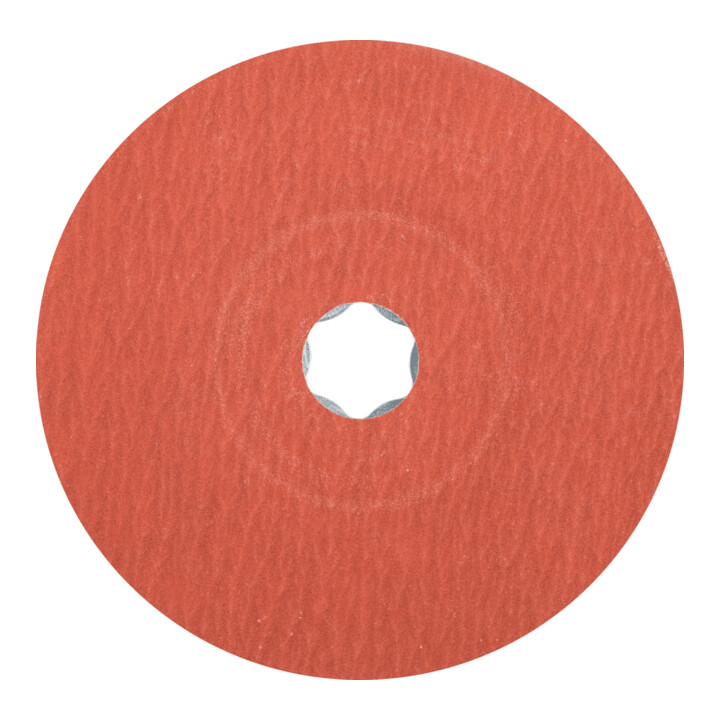PFERD TOOLS COMBICLICK Korund Fiberscheibe Ø 125 mm A-COOL220 für Edelstahl