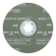 PFERD TOOLS COMBICLICK Korund Fiberscheibe Ø 125 mm A-COOL220 für Edelstahl