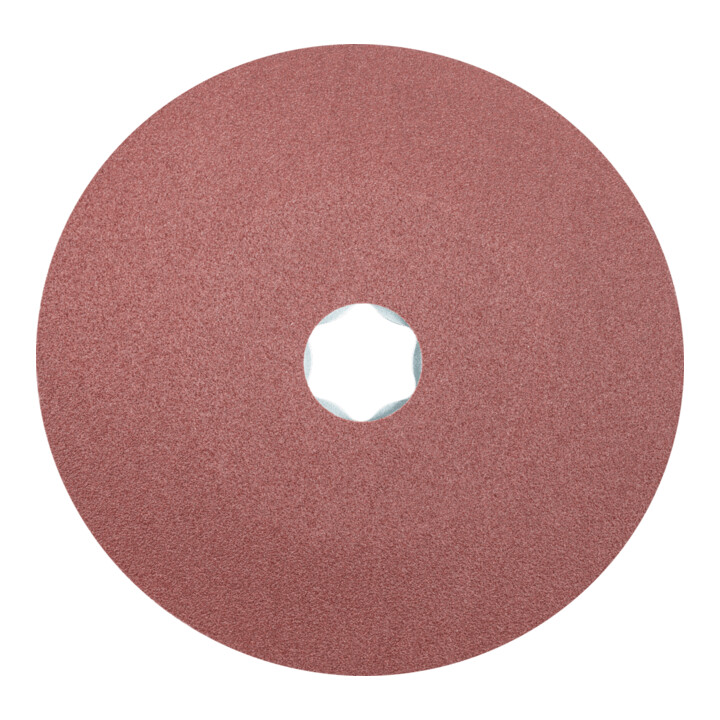 PFERD TOOLS COMBICLICK Korund Fiberscheibe Ø 125 mm A120 für universelle Anwendungen (10)