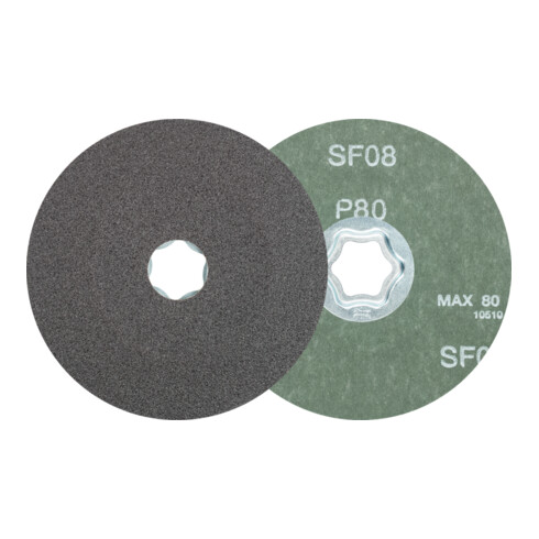 PFERD COMBICLICK SiC Fiberscheibe SIC36 für harte NE Metalle