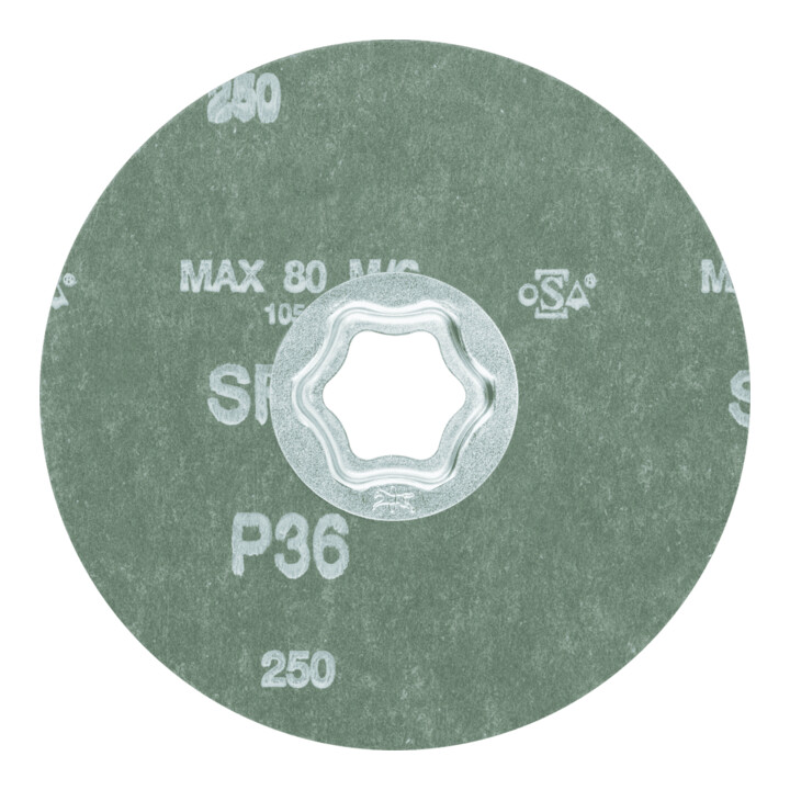 PFERD TOOLS COMBICLICK SiC Fiberscheibe Ø 115 mm SIC36 für harte NE Metalle