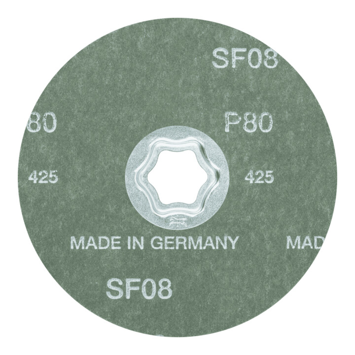 PFERD TOOLS COMBICLICK SiC Fiberscheibe Ø 125 mm SIC80 für harte NE Metalle