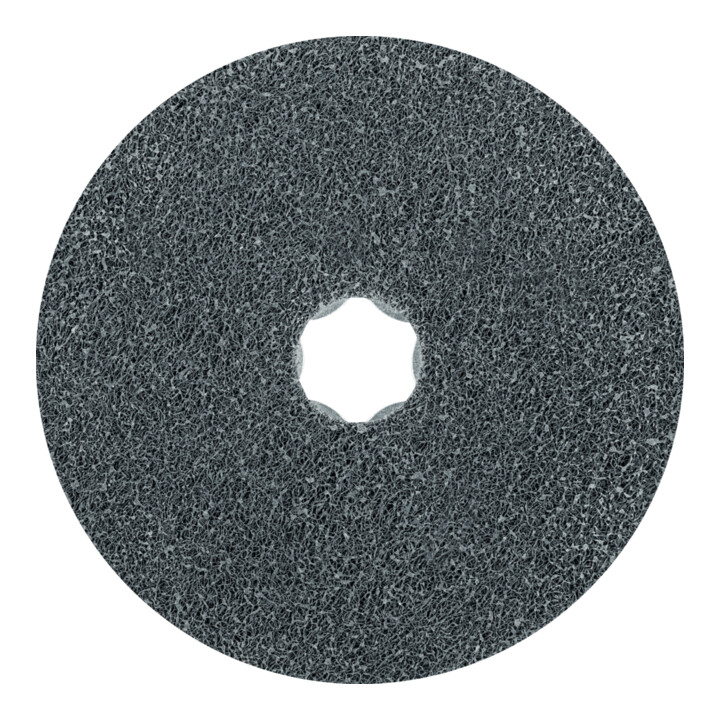 PFERD TOOLS COMBICLICK verpresste Vliesronde CC PNER Ø 115 mm Weich SIC Fein für Finish