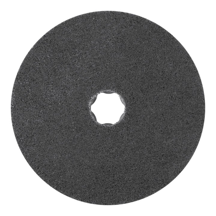 PFERD TOOLS COMBICLICK verpresste Vliesronde CC PNER Ø 125 mm Mittehart SIC Fein für Finish