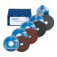 PFERD TOOLS COMBICLICK-Vliesronden-Set Ø125mm VRH A100C, 180M, 240F und PNER W F mit CC-H-GT-Stützteller für Finish