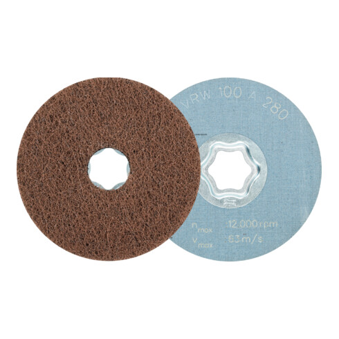 PFERD COMBICLICK weiche Vliesronde CC zum reinigen und satinieren mit