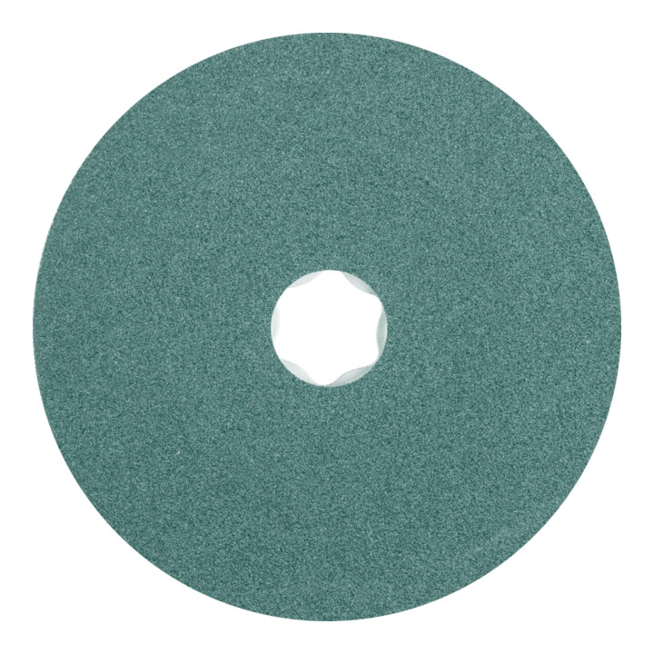 PFERD TOOLS COMBICLICK Zirkon Fiberscheibe Ø 115 mm Z80 für hohen Abtrag auf Stahl