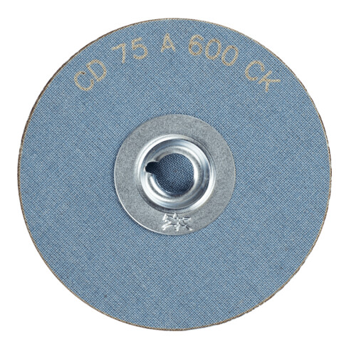 PFERD TOOLS COMBIDISC Compactkorn Schleifblatt CD Ø 75 mm A600 CK für Feinschliff