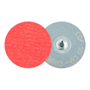 PFERD TOOLS COMBIDISC Keramikkorn Mini-Fiberscheibe CDF Ø 50mm CO-COOL80 für Stahl und Edelstahl