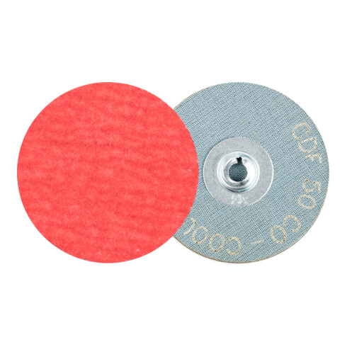 PFERD TOOLS COMBIDISC Keramikkorn Mini-Fiberscheibe CDF Ø 50mm CO-COOL80 für Stahl und Edelstahl