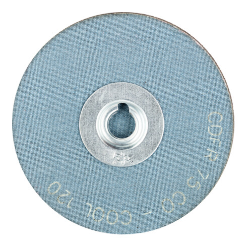 PFERD TOOLS COMBIDISC Keramikkorn Mini-Fiberscheibe CDF Ø 75 mm CO-COOL120 für Stahl und Edelstahl