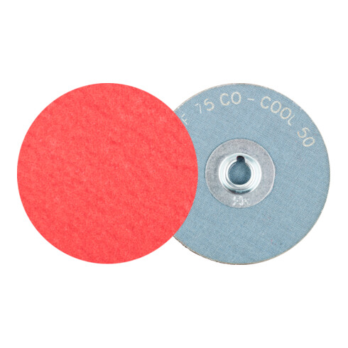 PFERD TOOLS COMBIDISC Keramikkorn Mini-Fiberscheibe CDF Ø 75 mm CO-COOL50 für Stahl und Edelstahl