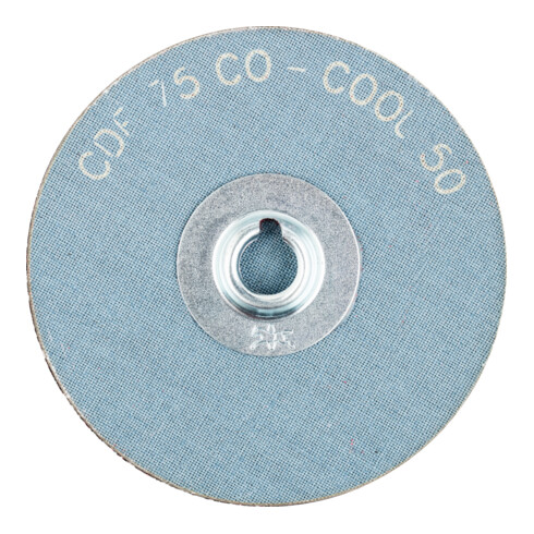 PFERD TOOLS COMBIDISC Keramikkorn Mini-Fiberscheibe CDF Ø 75 mm CO-COOL50 für Stahl und Edelstahl