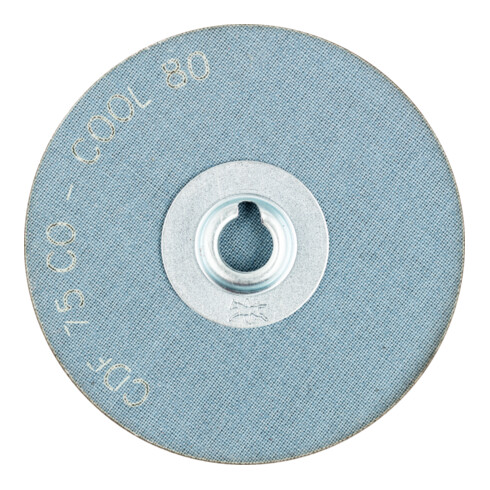 PFERD TOOLS COMBIDISC Keramikkorn Mini-Fiberscheibe CDF Ø 75 mm CO-COOL80 für Stahl und Edelstahl