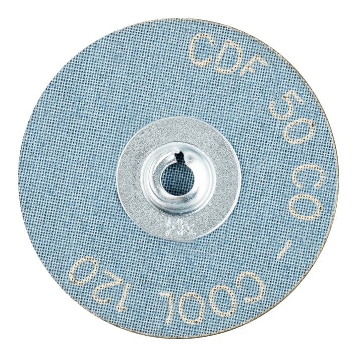 PFERD TOOLS COMBIDISC Keramikkorn Mini-Fiberscheibe CDF Ø 50mm CO-COOL120 für Stahl und Edelstahl
