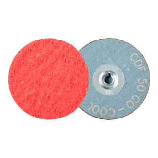 PFERD TOOLS COMBIDISC Keramikkorn Mini-Fiberscheibe CDF Ø 50mm CO-COOL36 für Stahl und Edelstahl