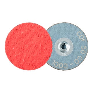 PFERD TOOLS COMBIDISC Keramikkorn Mini-Fiberscheibe CDF Ø 50mm CO-COOL36 für Stahl und Edelstahl
