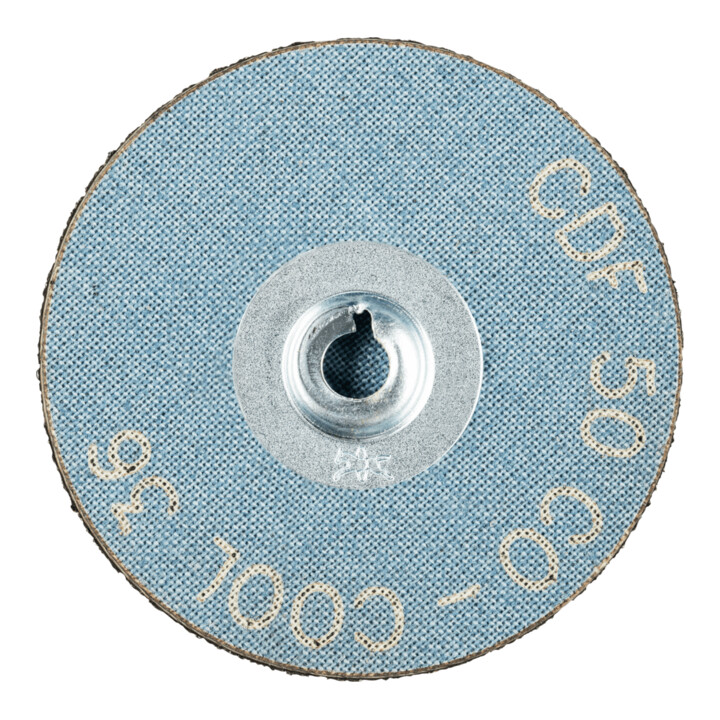 PFERD TOOLS COMBIDISC Keramikkorn Mini-Fiberscheibe CDF Ø 50mm CO-COOL36 für Stahl und Edelstahl