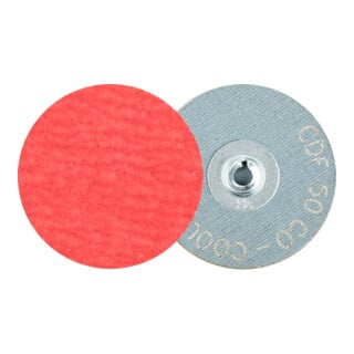 PFERD TOOLS COMBIDISC Keramikkorn Mini-Fiberscheibe CDF Ø 50mm CO-COOL80 für Stahl und Edelstahl