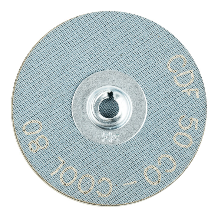 PFERD TOOLS COMBIDISC Keramikkorn Mini-Fiberscheibe CDF Ø 50mm CO-COOL80 für Stahl und Edelstahl