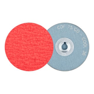 PFERD TOOLS COMBIDISC Keramikkorn Mini-Fiberscheibe CDF Ø 75 mm CO-COOL36 für Stahl und Edelstahl