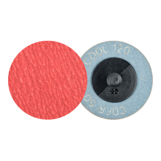 PFERD TOOLS COMBIDISC Keramikkorn Mini-Fiberscheibe CDFR Ø 50mm CO-COOL120 für Stahl und Edelstahl