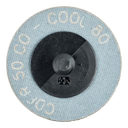 PFERD TOOLS COMBIDISC Keramikkorn Mini-Fiberscheibe CDFR Ø 50mm CO-COOL80 für Stahl und Edelstahl